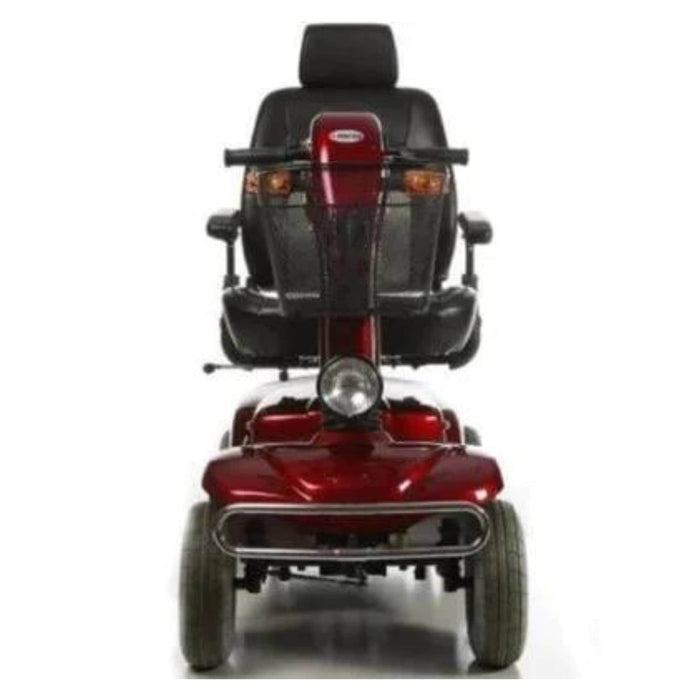 Merits Pioneer 10 S341 Scooter Color Red Front View with Front Basket