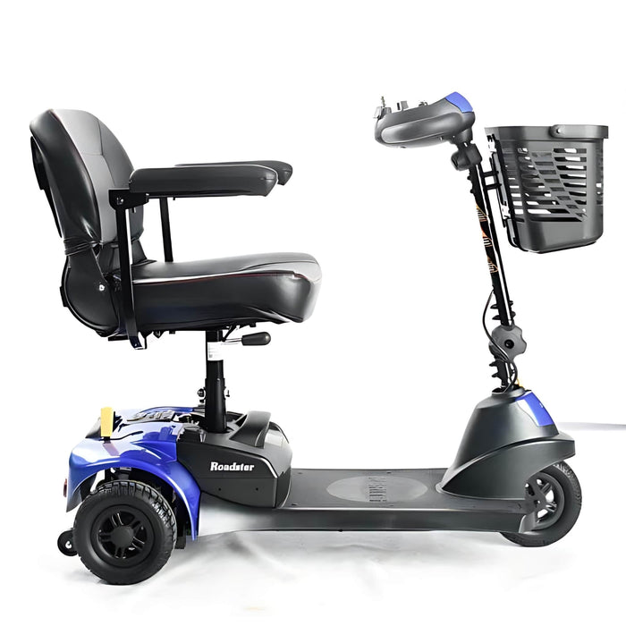 MeritsRoadster3-CompactMobilityScooterColorBlueRightSideView