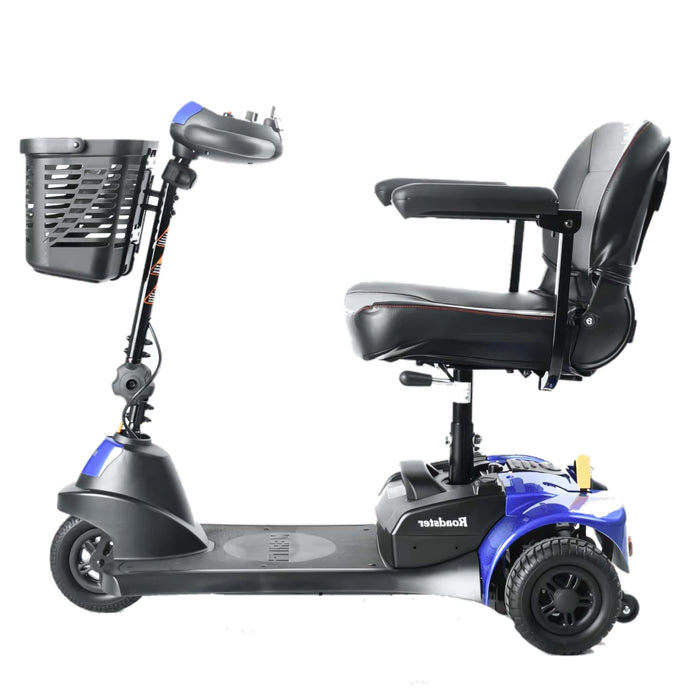 MeritsRoadster3-CompactMobilityScooterColorBlueLeftSideView