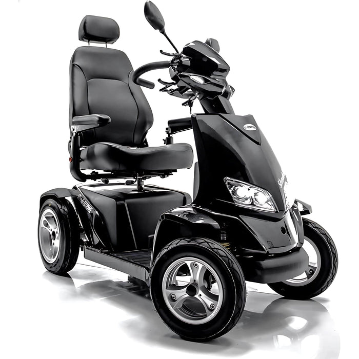 Merits Silverado Extreme Mobility Scooter Front View with Wheels Turned