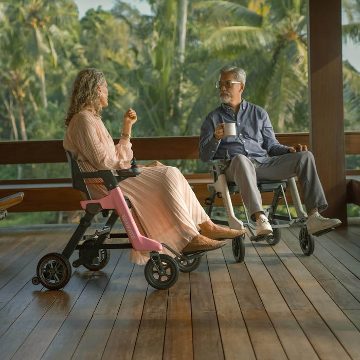 Roamate 3-in-1 used as a rollator