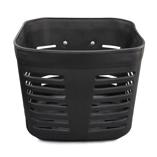 Extra Large Front Basket For Mobility Scooter Color Black Front View