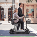 Metro Mobility Air Classic two-step folding scooter for convenient transportation.