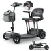 “Metro Mobility Air Classic folded for compact storage and easy transportation.”