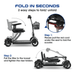 “Metro Mobility Air Classic portable mobility scooter for seniors and adults.”