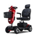 Metro Mobility Max Plus Heavy duty 4 Wheel scooter in red