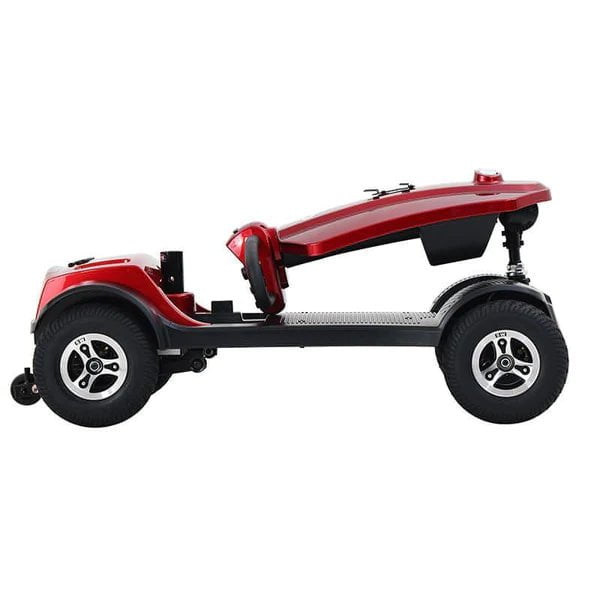Folded metro Mobility Max Plus heavy duty scooter