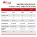 Axiom Endeavor Push Chair Sizes