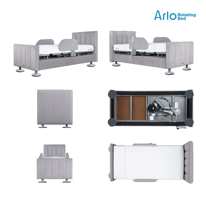 StarSleep Arlo Rotating Care Bed for Seniors