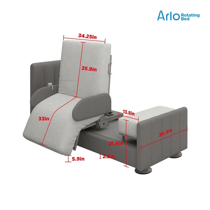 StarSleep Arlo Rotating Care Bed for Seniors