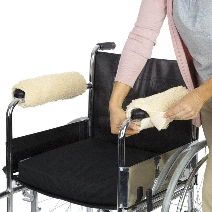 Wheelchair Cushion Armrests Color Cream