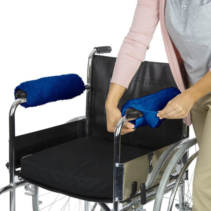 Wheelchair Cushion Armrests Color Blue