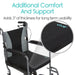 Wheelchair Gel Seat Cushion Additional Comfort and Support