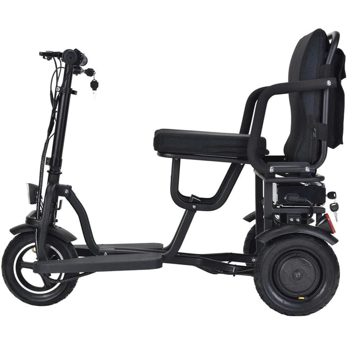 Mototec Electric Folding Mobility Scooter Color Black