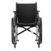 NovaMedicalLightweightSteelHammertoneWheelchairsColorBlackfront