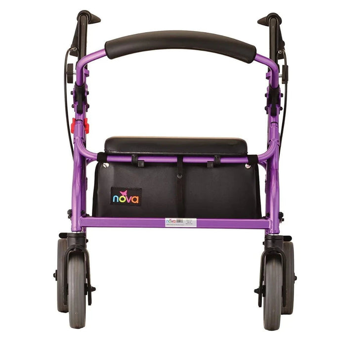 Nova Medical Zoom Series Lightweight Folding Rollators with 8" Wheels