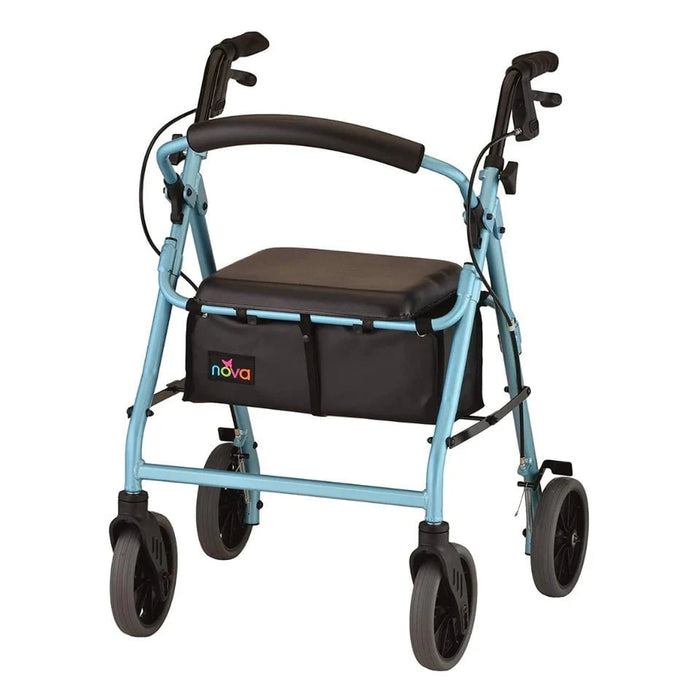 Nova Medical Zoom Series Lightweight Folding Rollators with 8" Wheels