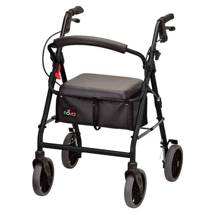 Nova Medical Zoom Series Lightweight Folding Rollators with 8" Wheels