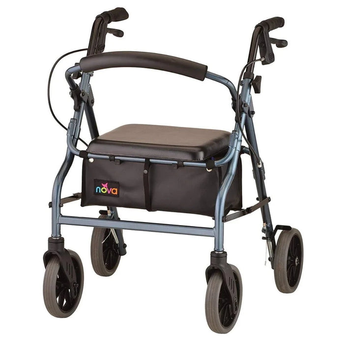 Nova Medical Zoom Series Lightweight Folding Rollators with 8" Wheels