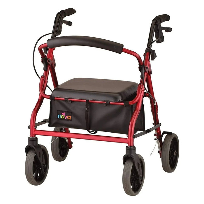 Nova Medical Zoom Series Lightweight Folding Rollators with 8" Wheels