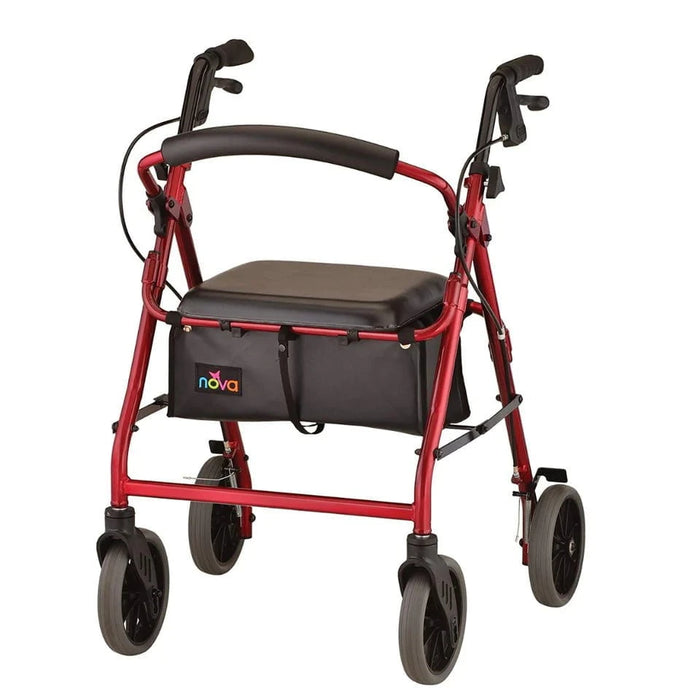 Nova Medical Zoom Series Lightweight Folding Rollators with 8" Wheels