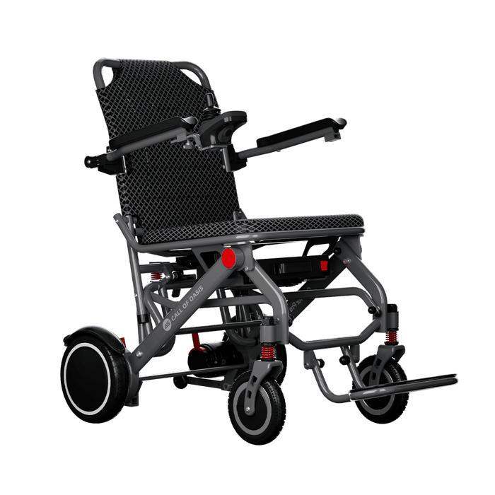 OAS Air Pro Electric Wheelchair - Charcoal Grey