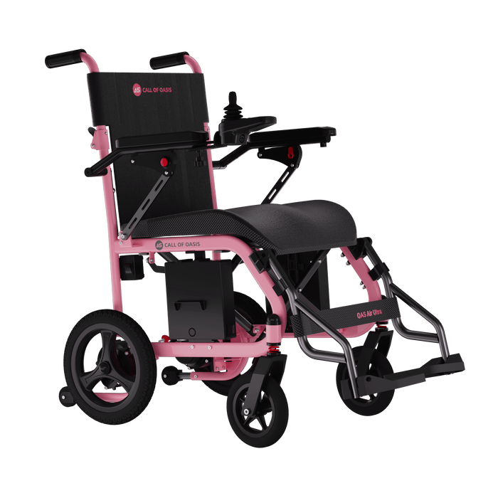 OAS Air Ultra Electric Wheelchair - Cherry Blossom