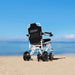 OAS Air Pro Electric Wheelchair on the beach