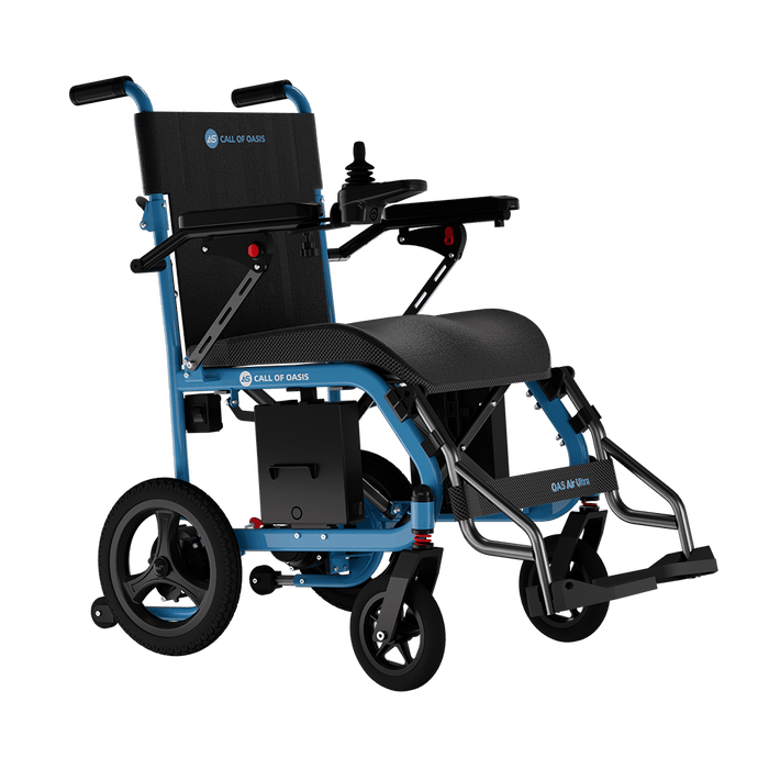 OAS Air Ultra Electric Wheelchair - Ocean Blue