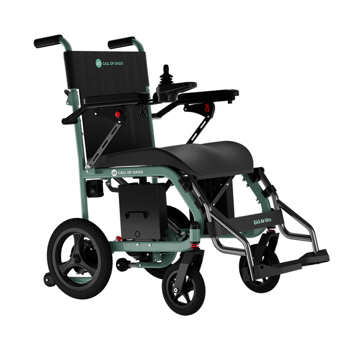 OAS Air Ultra Electric Wheelchair - Sage Green