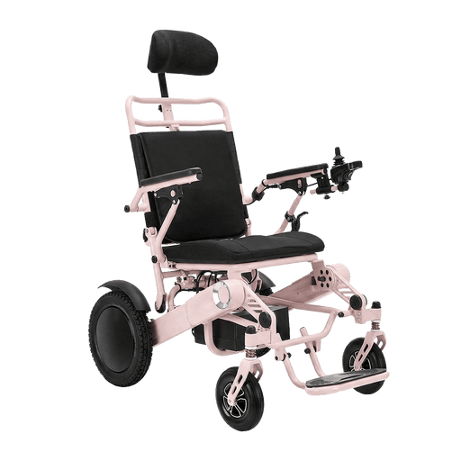 OAS Cruise Pro Reclining Electric Wheelchair - Soft Pink