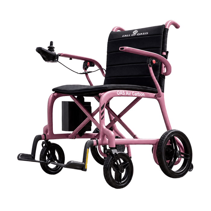 OAS Air Carbon Electric Wheelchair - Soft Rose