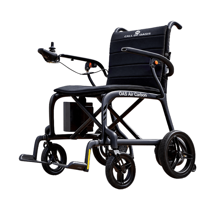 OAS Air Carbon Electric Wheelchair - Subdued Black