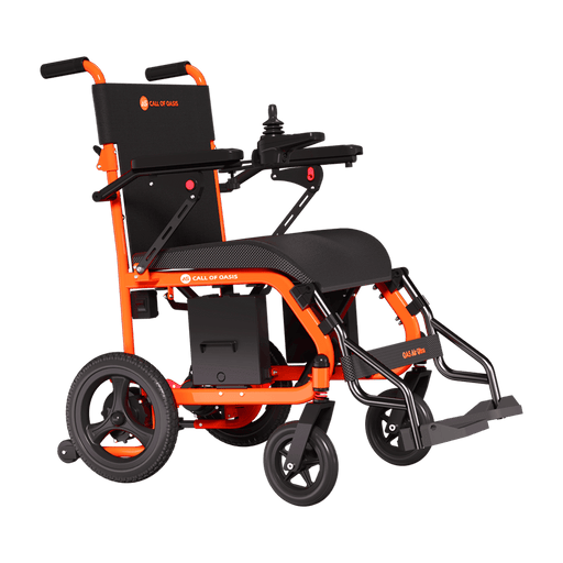 OAS Air Ultra Electric Wheelchair - Tangerine