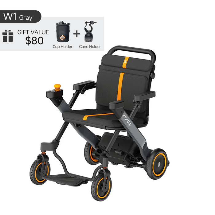 Paiseec 2-in-1 Electric Wheelchair W1