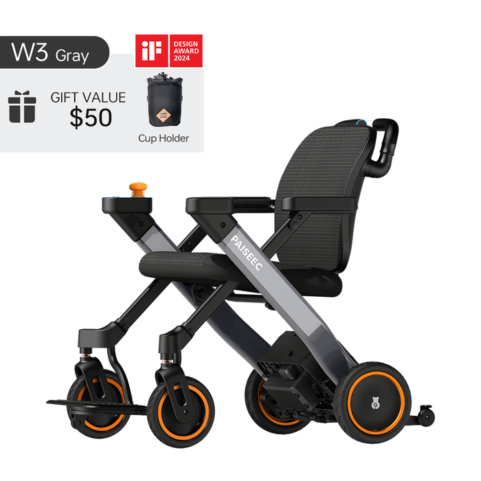 Paiseec 3-in-1 Electric Wheelchair W3
