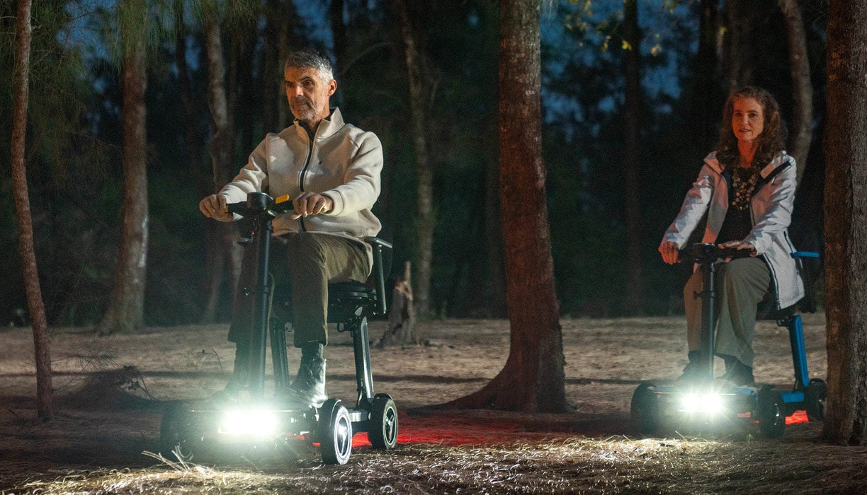 Paiseec L5 lightweight folding mobility scooter lifestyle
