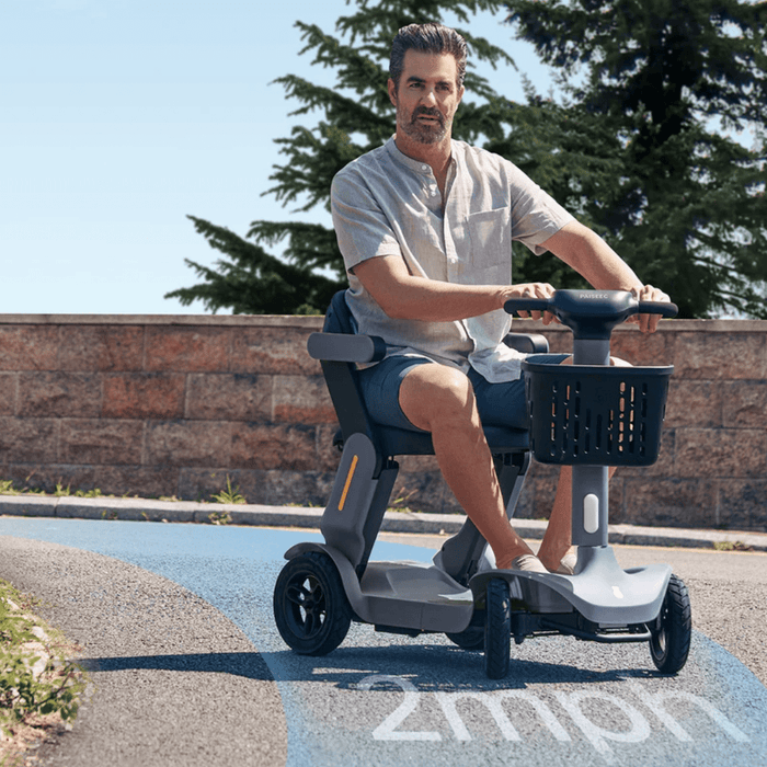 Person On Paiseec S3 Riding It In Action