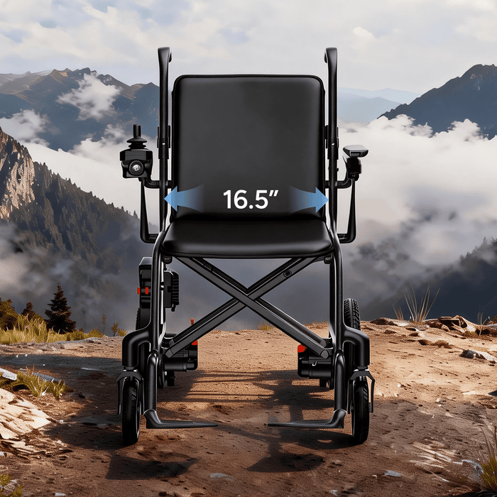 PAISEEC Q5 Carbon Fiber Electric Wheelchair – removable lithium battery