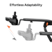 PAISEEC Q5 Carbon Fiber Electric Wheelchair – joystick controller
