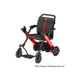 PAISEEC W1 2-in-1 Electric Wheelchair – side view