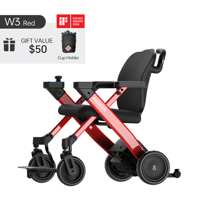 Paiseec 3-in-1 Electric Wheelchair W3