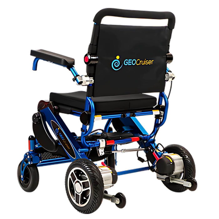 PathwayMobilityGeoCruiserEliteEXFoldablePowerWheelchairBackLeftView