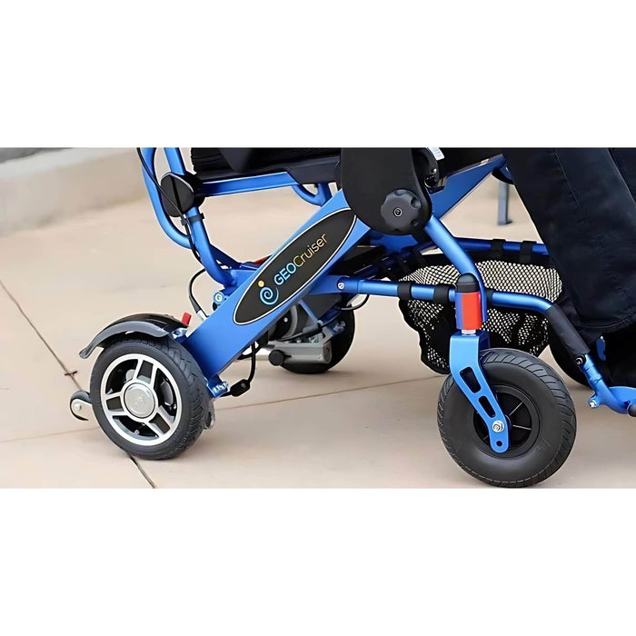 PathwayMobilityGeoCruiserEliteLXFoldingElectricWheelchairSideViewWheels