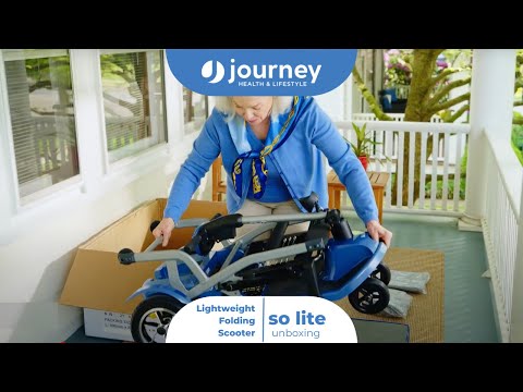 journey so lite lightweight folding scooter, Unboxing Video