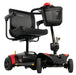 Pride Go Go Elite Traveller 2 Platinum 4-wheel scooter in Cardinal Red