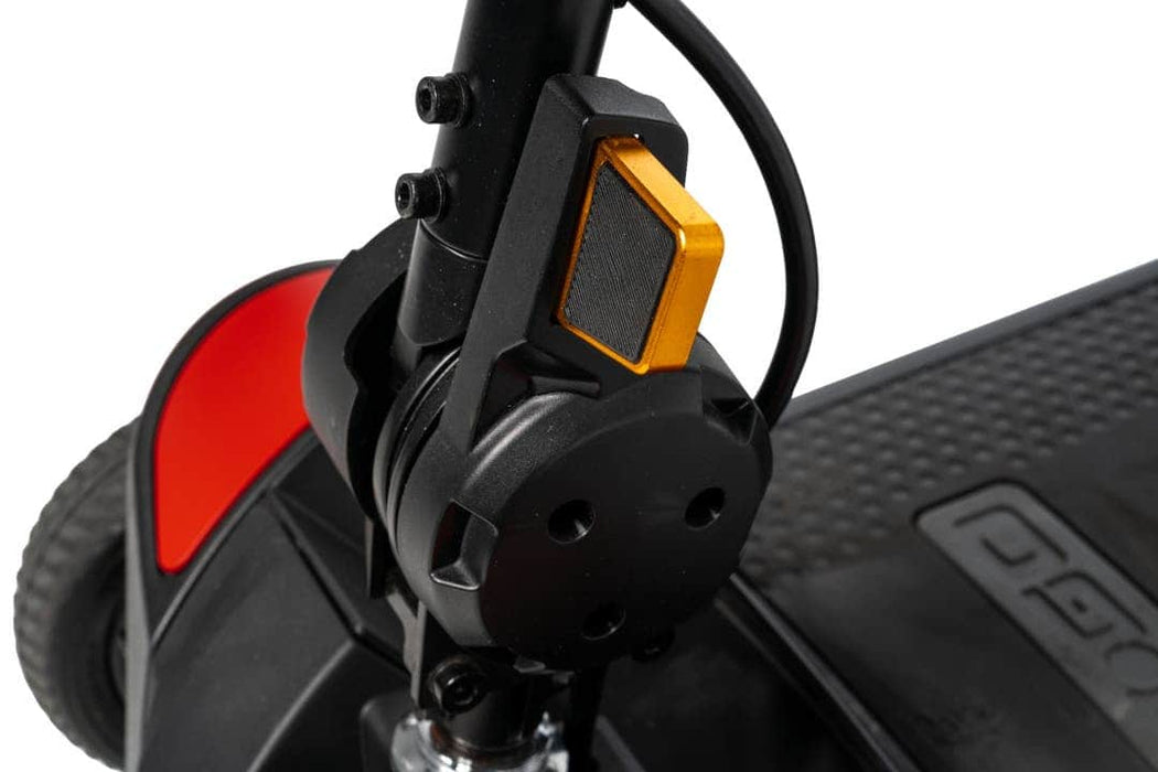 Pride Go Go Elite Traveller 2 Platinum angle-adjustable tiller demonstration