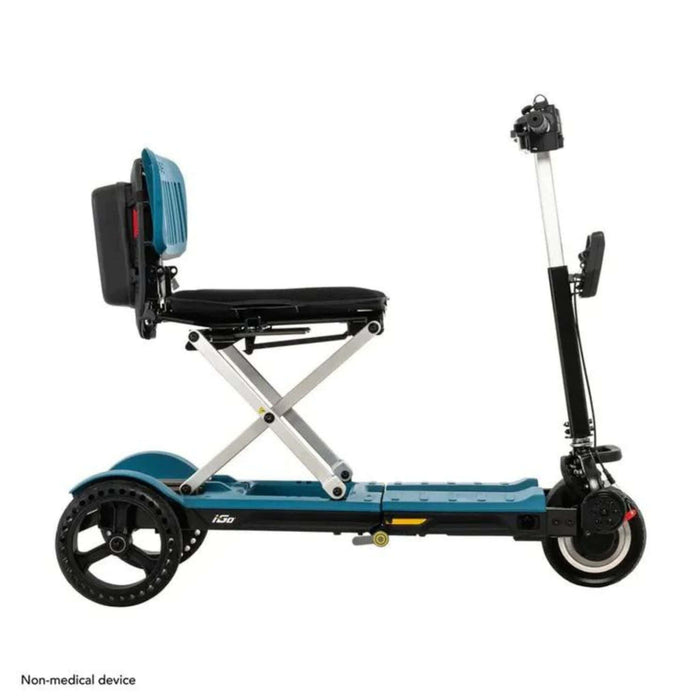 Pride I-Go Scooter Color Blue Right Side View