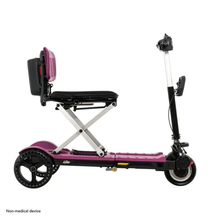 Pride I Go Scooter Color Pink Plum Right Side View