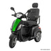 Baja® Raptor 2 3-Wheel Front Side View Mobility Matte Black with Colored Panel - Green Machine